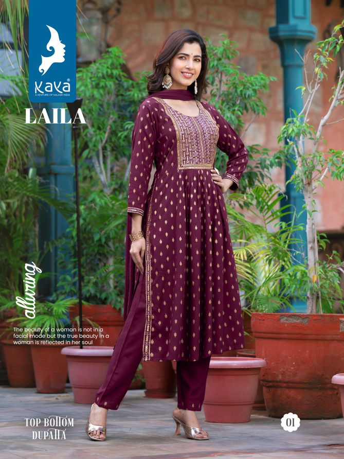 Kaya Laila Designer Readymade Suits Catalog
